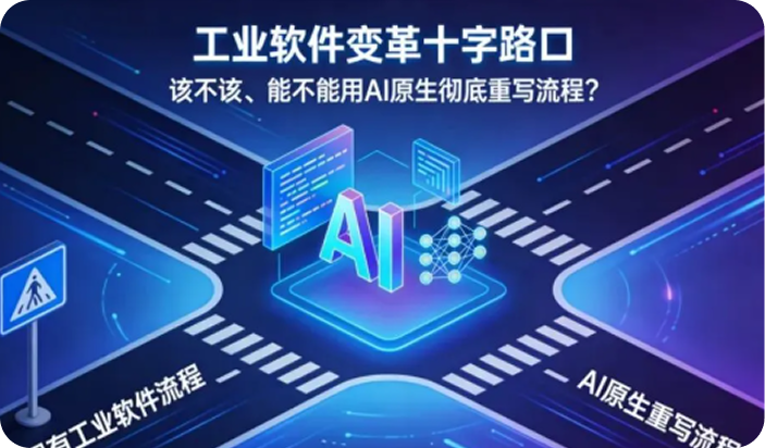 工業(yè)軟件是否適合用AI原生開發(fā)重寫流程？